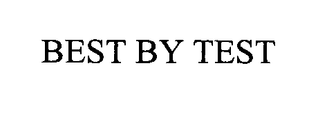 Trademark Logo BEST BY TEST