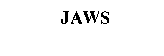 Trademark Logo JAWS