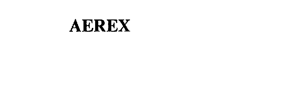 Trademark Logo AEREX