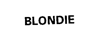 Trademark Logo BLONDIE