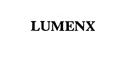 Trademark Logo LUMENX