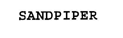 Trademark Logo SANDPIPER