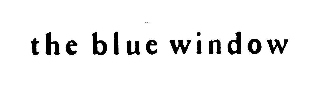 Trademark Logo THE BLUE WINDOW