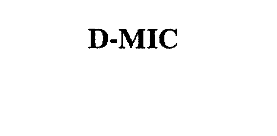 Trademark Logo D-MIC