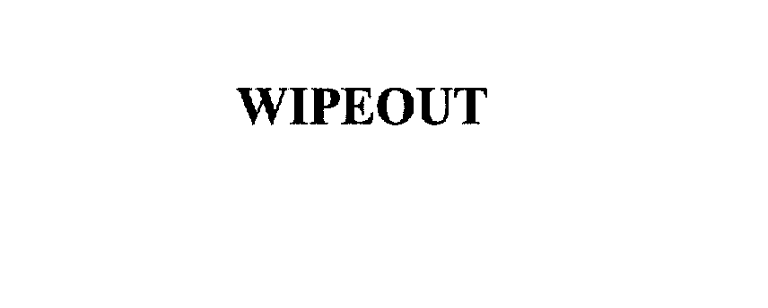 Trademark Logo WIPEOUT