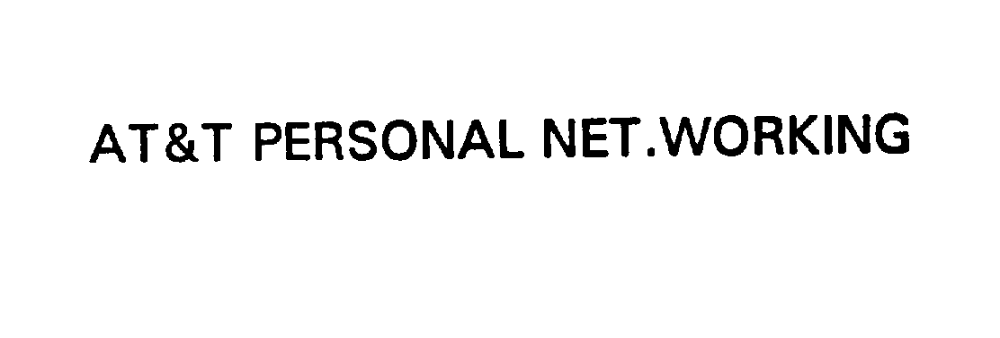  AT&amp;T PERSONAL NET.WORKING