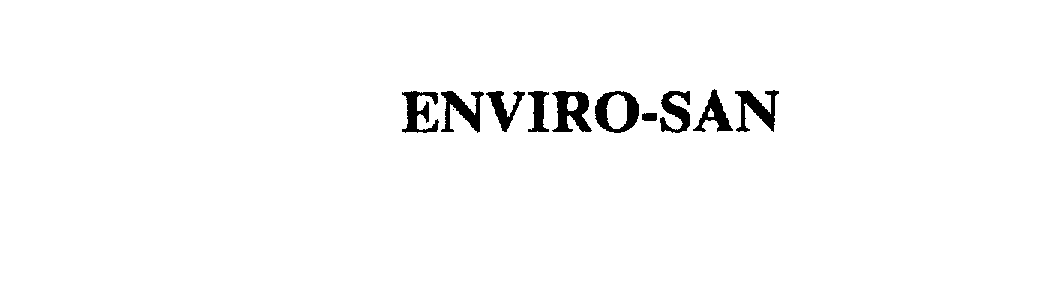  ENVIRO-SAN