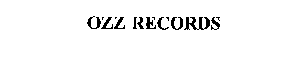  OZZ RECORDS