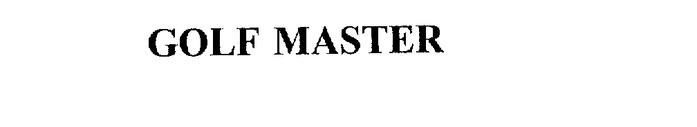 Trademark Logo GOLF MASTER