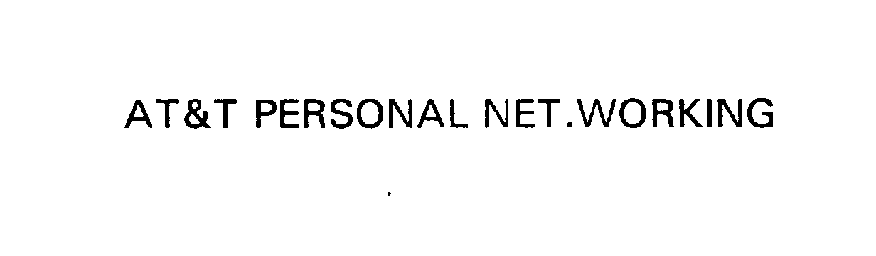  AT&amp;T PERSONAL NET.WORKING