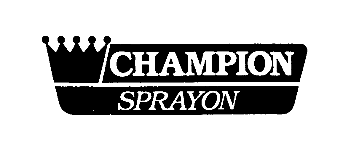 Trademark Logo CHAMPION SPRAYON