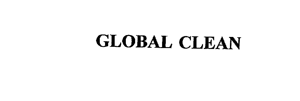  GLOBAL CLEAN