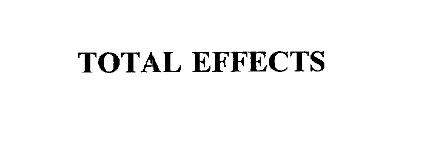  TOTAL EFFECTS