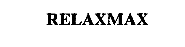 Trademark Logo RELAXMAX