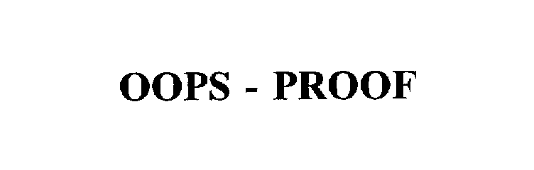  OOPS - PROOF