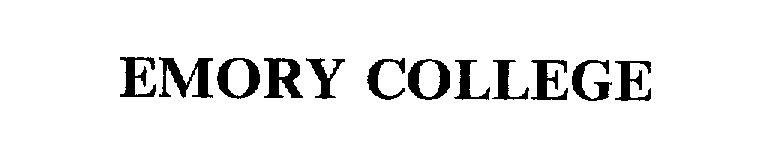 Trademark Logo EMORY COLLEGE