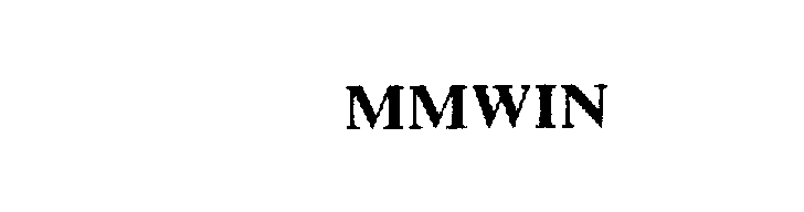 Trademark Logo MMWIN