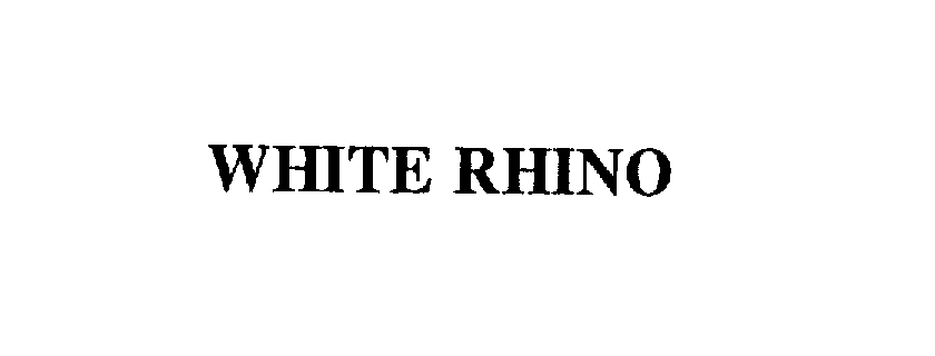 WHITE RHINO