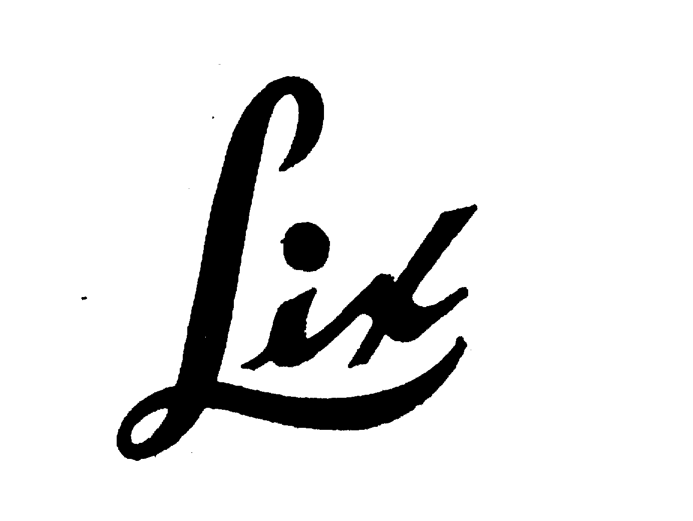 Trademark Logo LIX