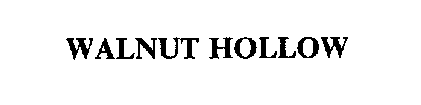 Trademark Logo WALNUT HOLLOW