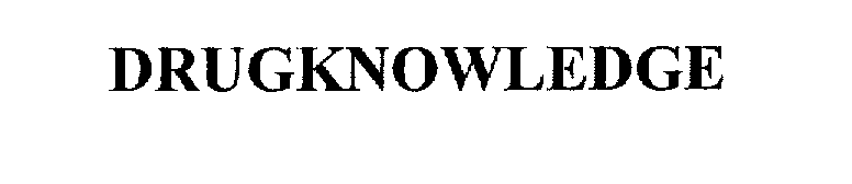 Trademark Logo DRUGKNOWLEDGE