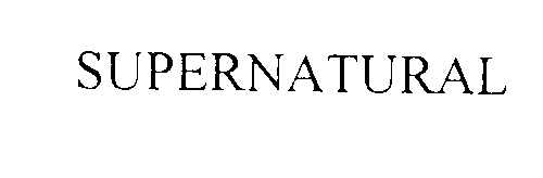 Trademark Logo SUPERNATURAL