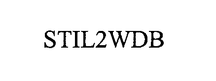 Trademark Logo STIL2WDB