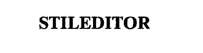 Trademark Logo STILEDITOR