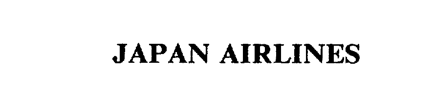  JAPAN AIRLINES