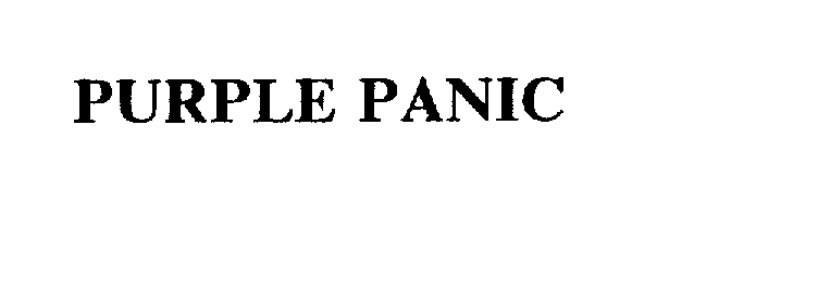  PURPLE PANIC