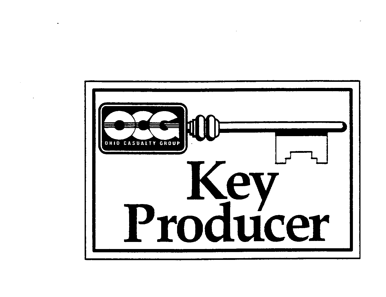 Trademark Logo OCG OHIO CASUALTY GROUP KEY PRODUCER