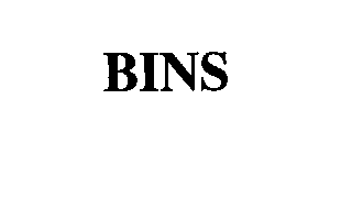 Trademark Logo BINS