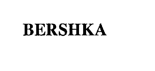 Trademark Logo BERSHKA