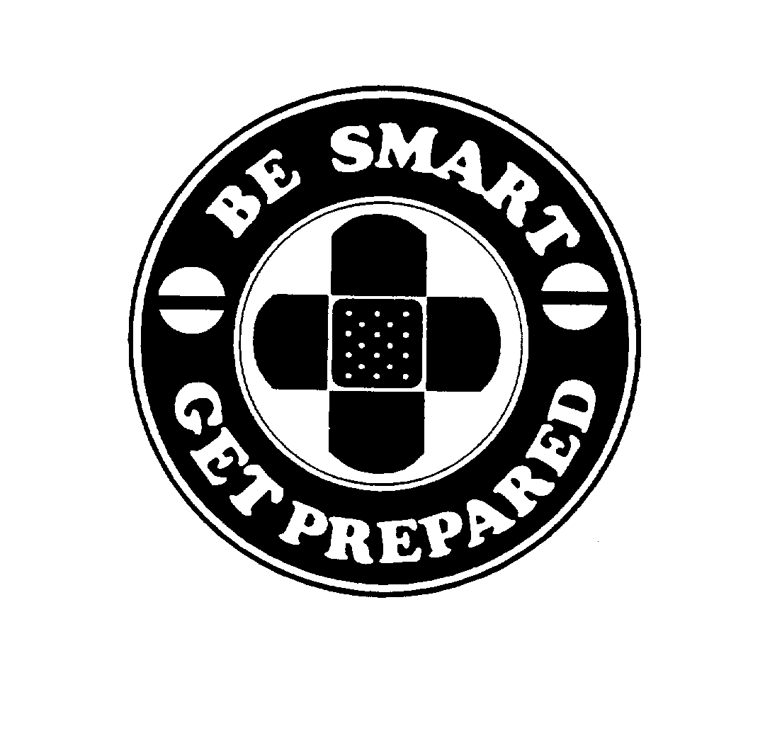 Trademark Logo BE SMART GET PREPARED