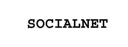 Trademark Logo SOCIALNET