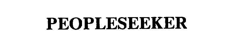 Trademark Logo PEOPLESEEKER
