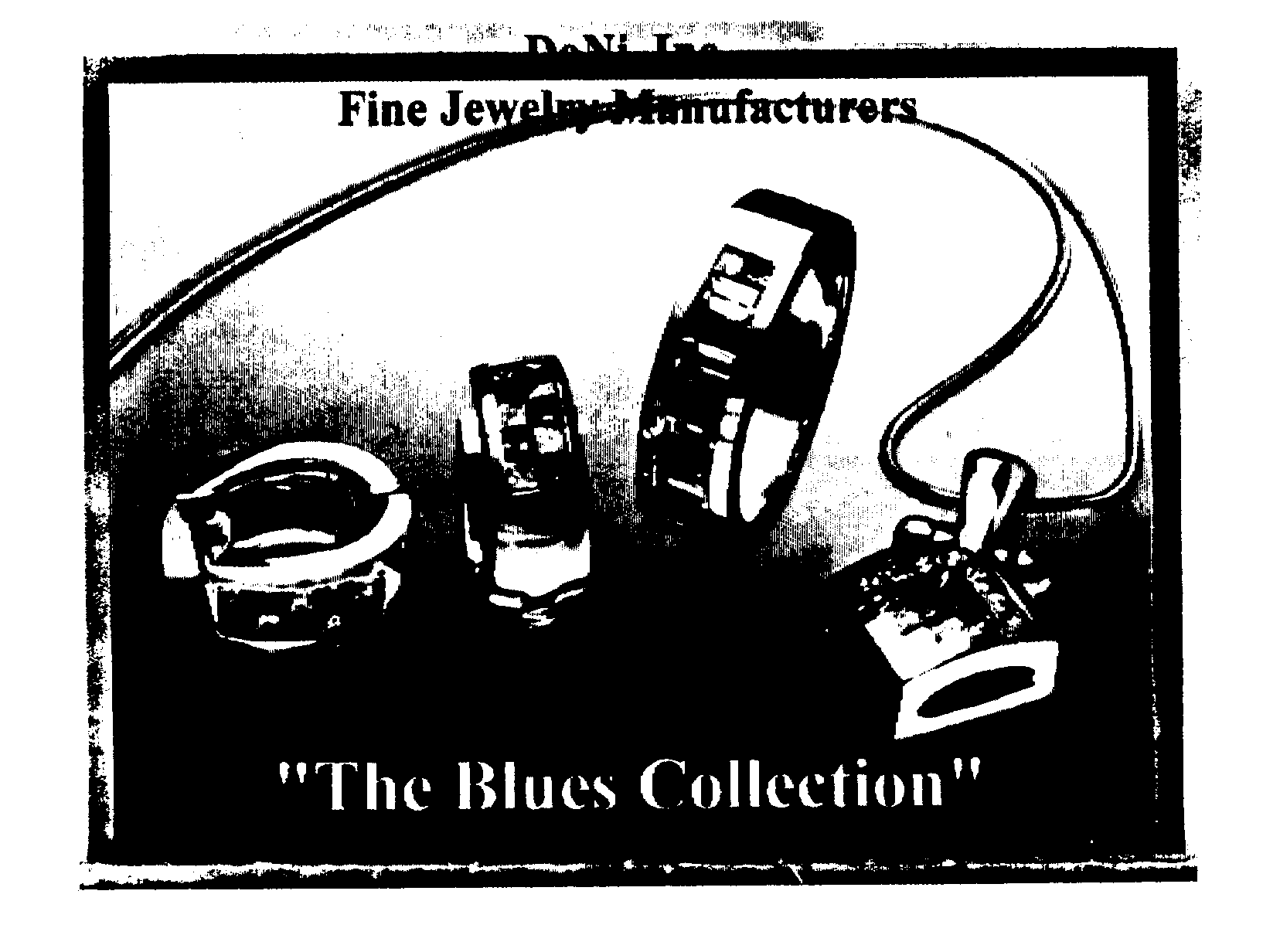Trademark Logo DONI, INC. FINE JEWELRY MANUFACTURERS "THE BLUES COLLECTION"