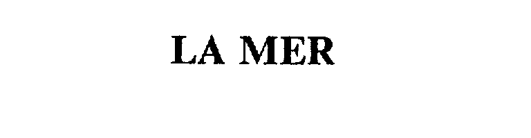 Trademark Logo LA MER