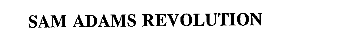 Trademark Logo SAM ADAMS REVOLUTION