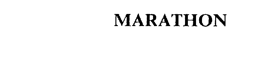 Trademark Logo MARATHON