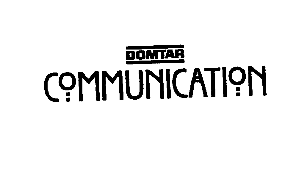  DOMTAR COMMUNICATION