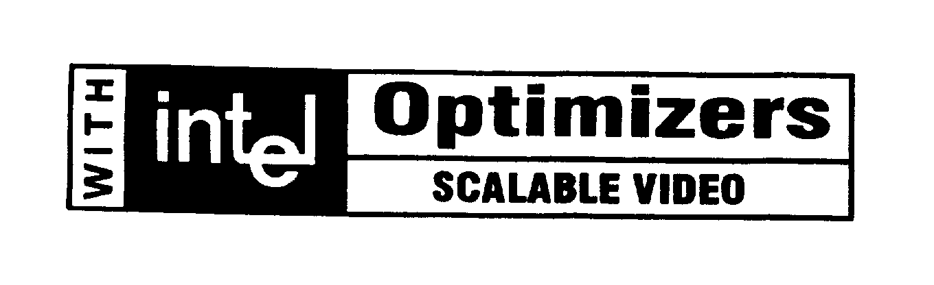  WITH INTEL OPTIMIZERS SCALABLE VIDEO