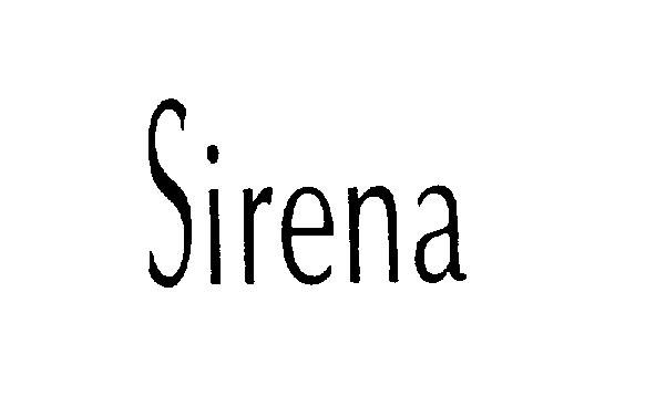 Trademark Logo SIRENA
