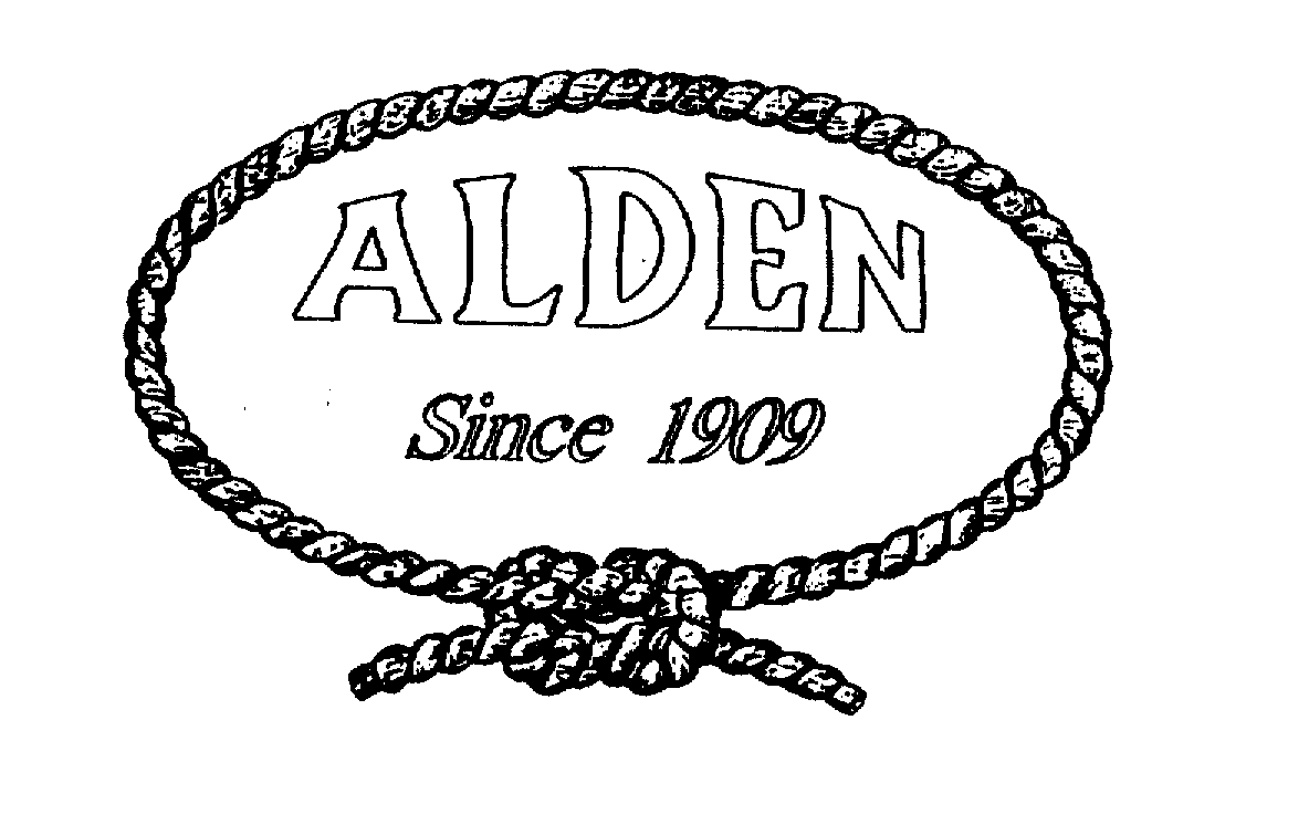 Trademark Logo ALDEN SINCE 1909