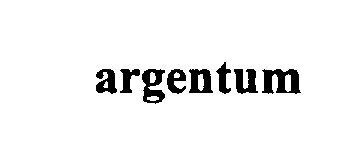 Trademark Logo ARGENTUM