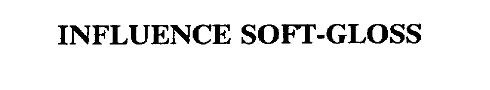 Trademark Logo INFLUENCE SOFT-GLOSS