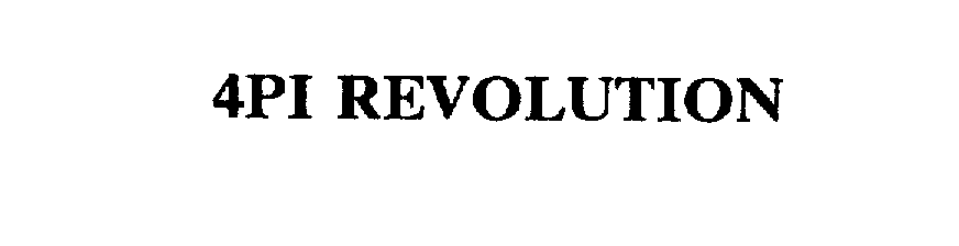 Trademark Logo 4PI REVOLUTION