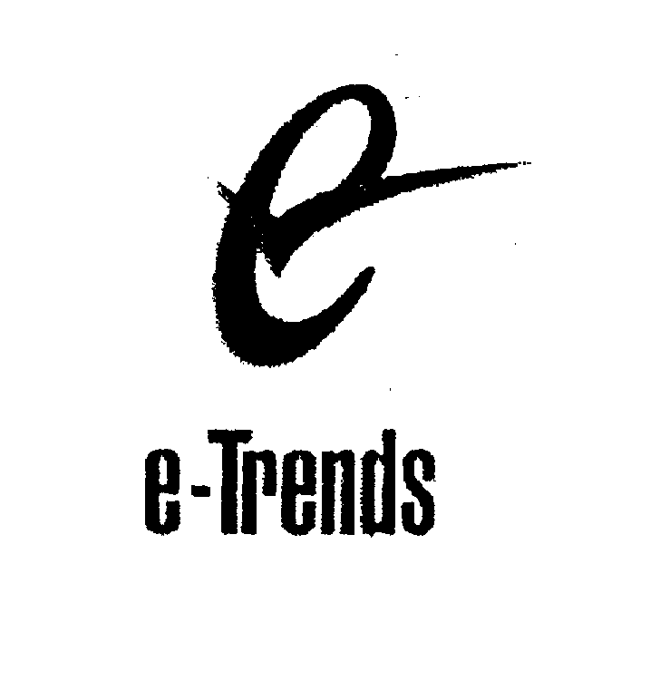 Trademark Logo E E-TRENDS