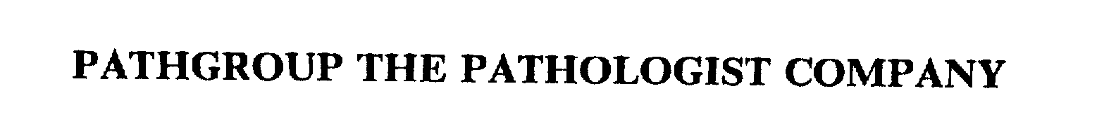  PATHGROUP THE PATHOLOGIST COMPANY