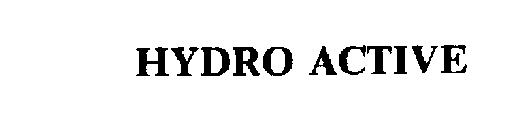 Trademark Logo HYDRO ACTIVE
